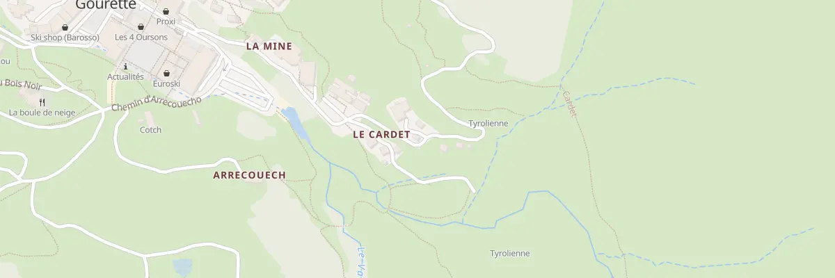 Plan du 1 Che des Balcons de Gourette à Eaux-Bonnes