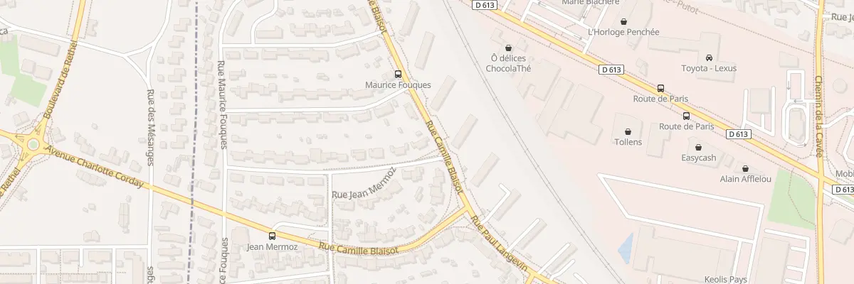 Plan du 2 Rue Georges Clémenceau à Mondeville