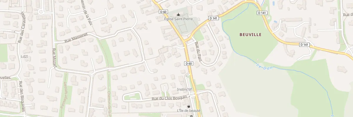 Plan du 1 Haute Rue à Biéville-Beuville