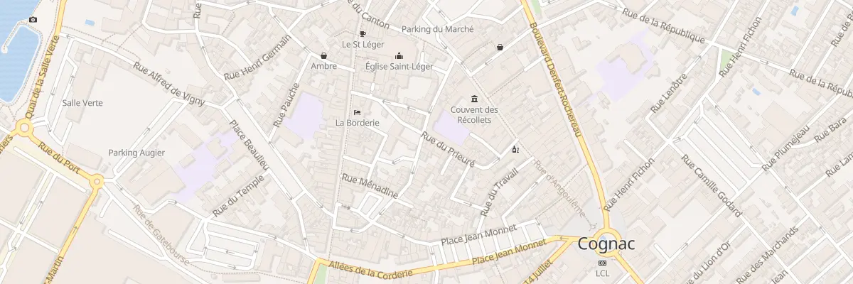 Plan du 15 Rue Chalais à Cognac