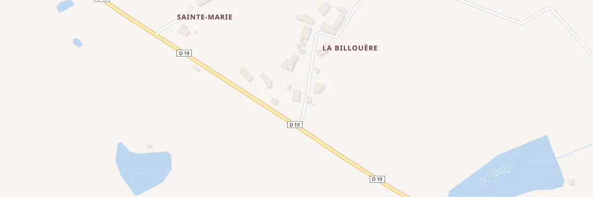 Plan du 3 La Billouère à Adilly