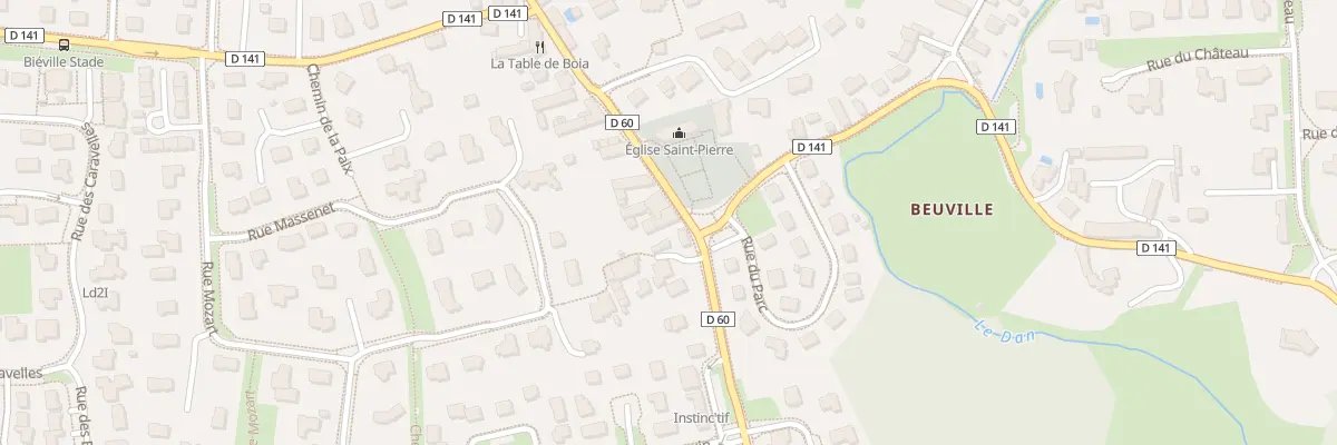 Plan du 7B Haute Rue à Biéville-Beuville