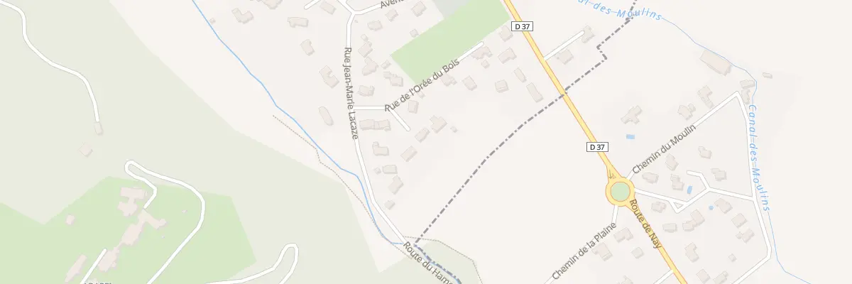 Plan du 9 Rue de l’Oree du Bois à Rontignon