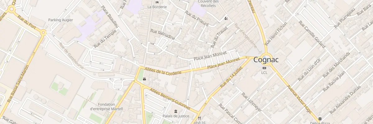 Plan du 1 Rue des Jardins à Cognac