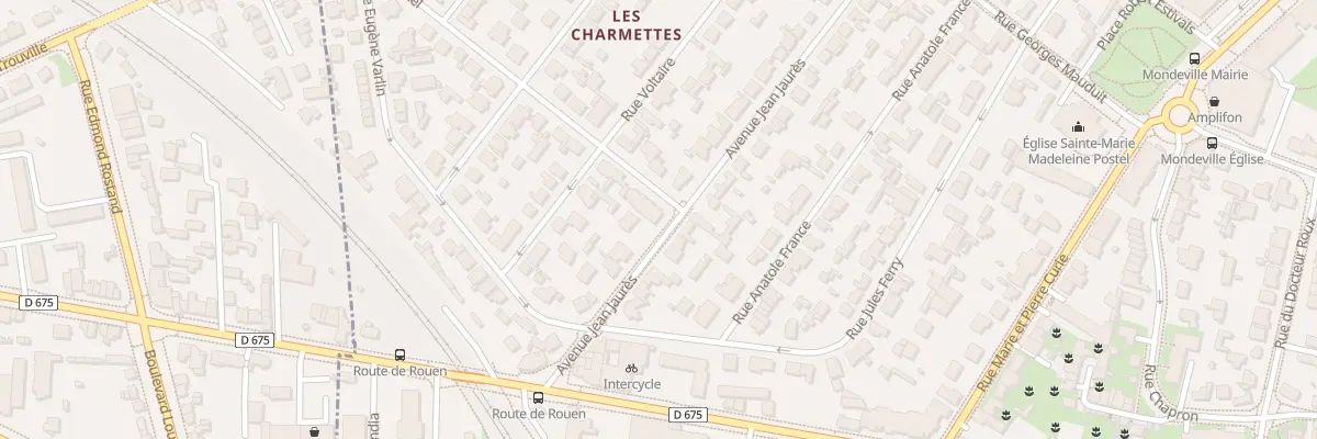 Plan du 34 Rue Louise Michel à Mondeville
