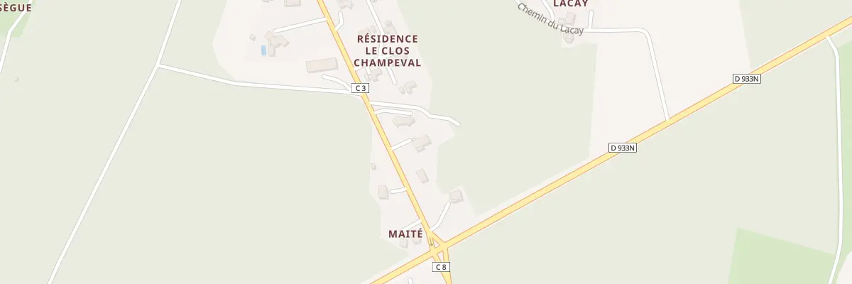 Plan du 981 Av de l’Eglise à Pouydesseaux
