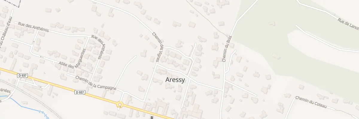Plan du 5 Rue des Campanules à Aressy