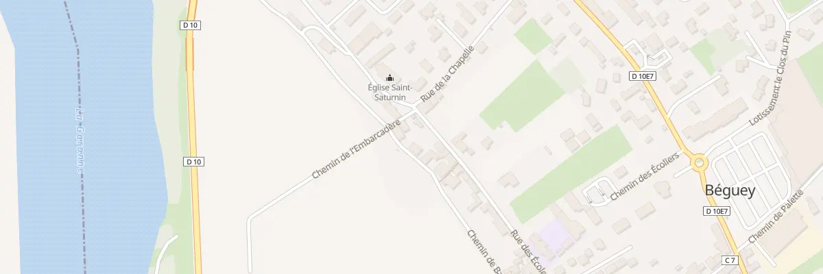 Plan du 24A Che de Bas à Béguey