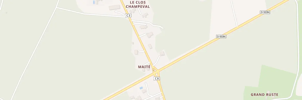 Plan du 1021 Av de l’Eglise à Pouydesseaux