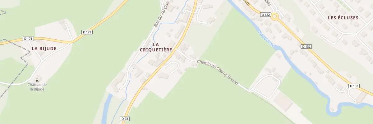Plan du 5036 Rue de la Criquetière à Bretteville-sur-Laize