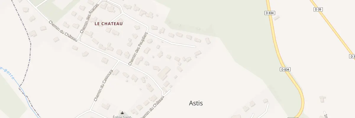 Plan du 3 Le Clos Saint-benoit à Astis