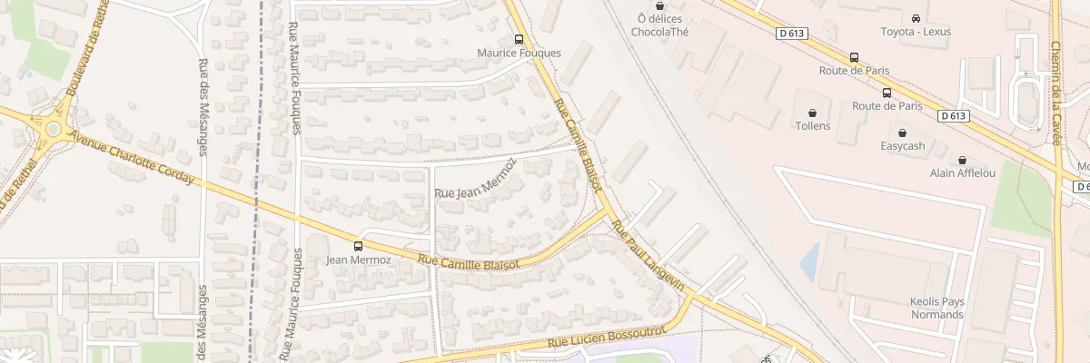 Plan du 3 Rue Georges Clémenceau à Mondeville