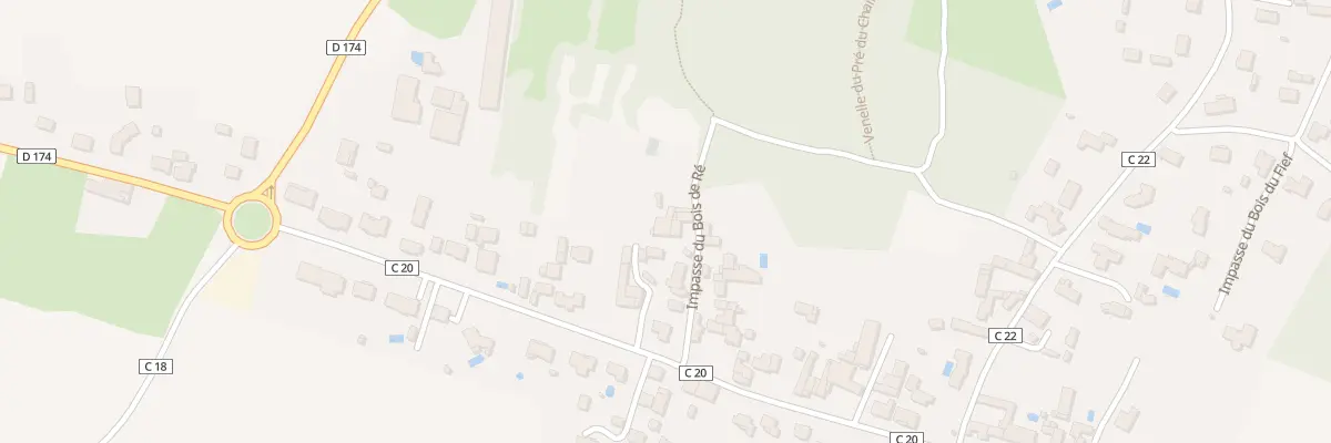 Plan du 25 Imp des Bois de Ré à Vouillé