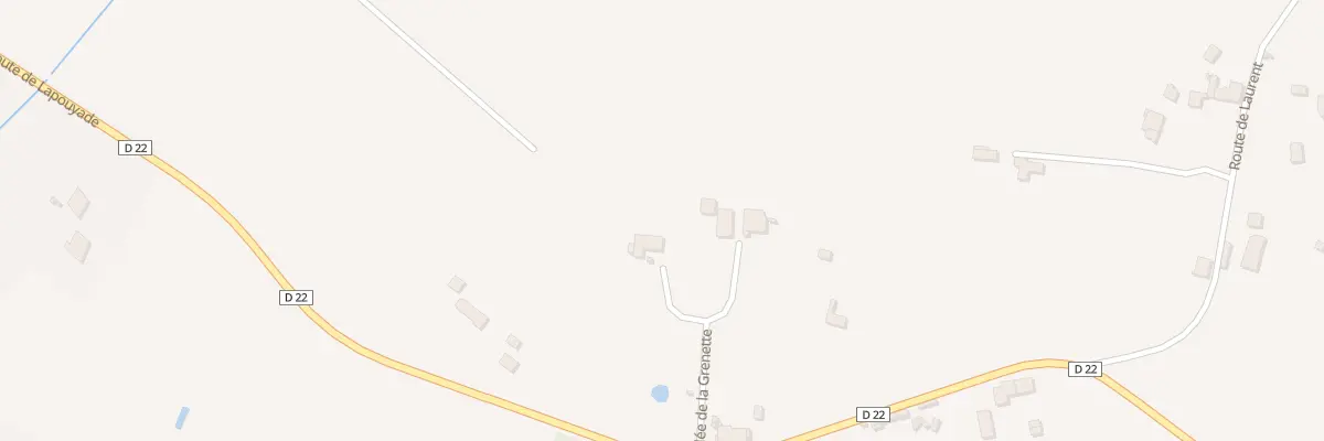 Plan du 105 All de la Grenette à Laruscade