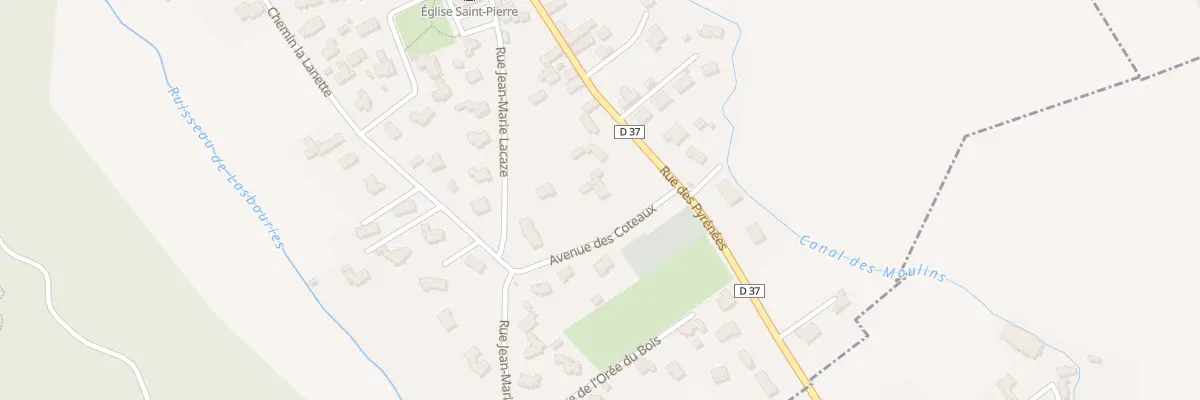 Plan du 9024 Rue des Pyrénées à Rontignon