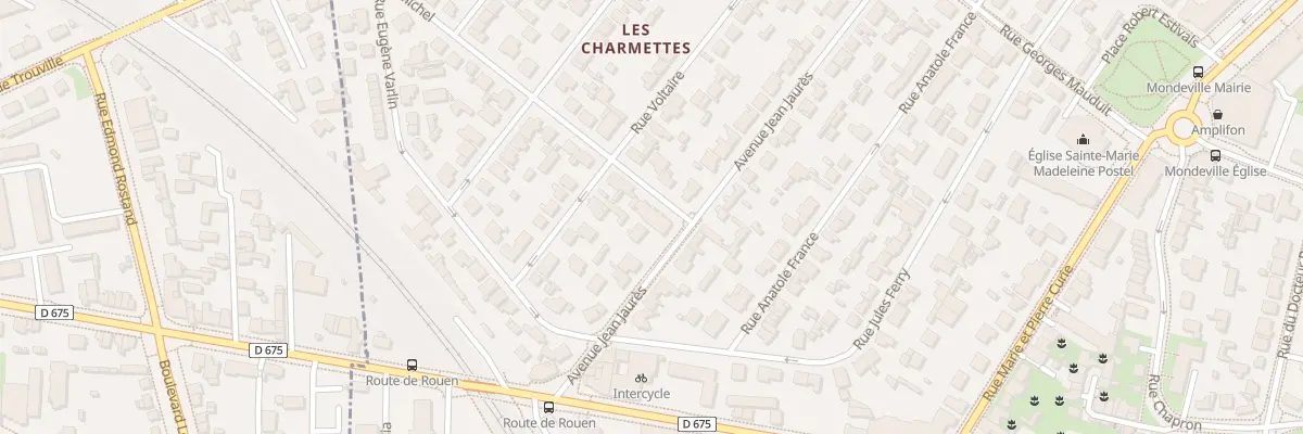 Plan du 30 Rue Louise Michel à Mondeville