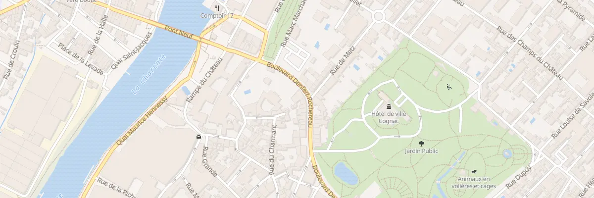 Plan du 113 Bd Denfert Rochereau à Cognac