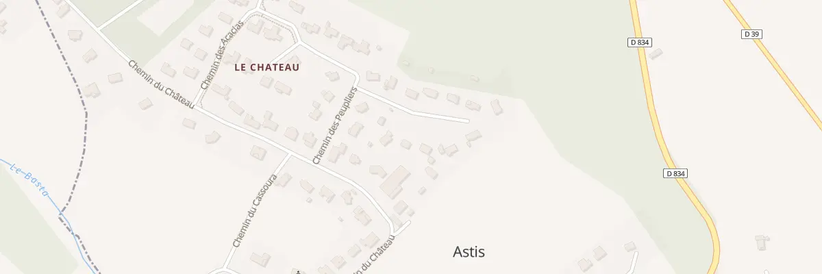 Plan du 5298 Chateau à Astis