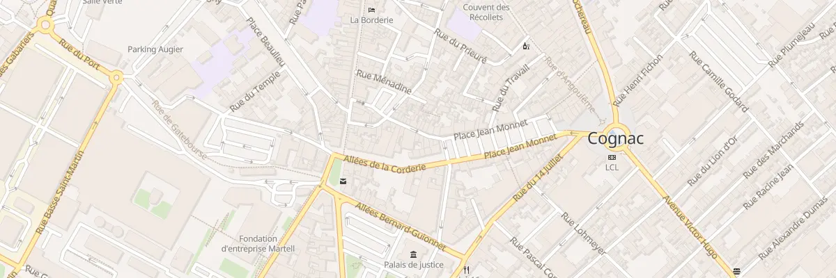 Plan du 9 Rue des Jardins à Cognac