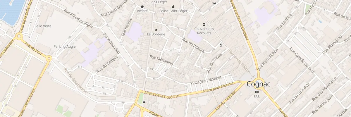 Plan du 24 Rue Chalais à Cognac