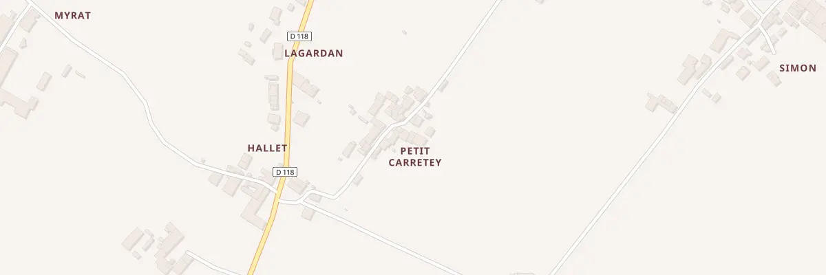Plan du 9 Petit Carretey à Barsac