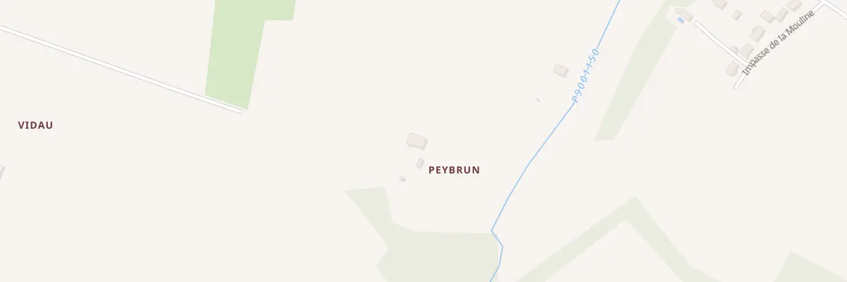 Plan du 10 Rte de la Mouline à Baron
