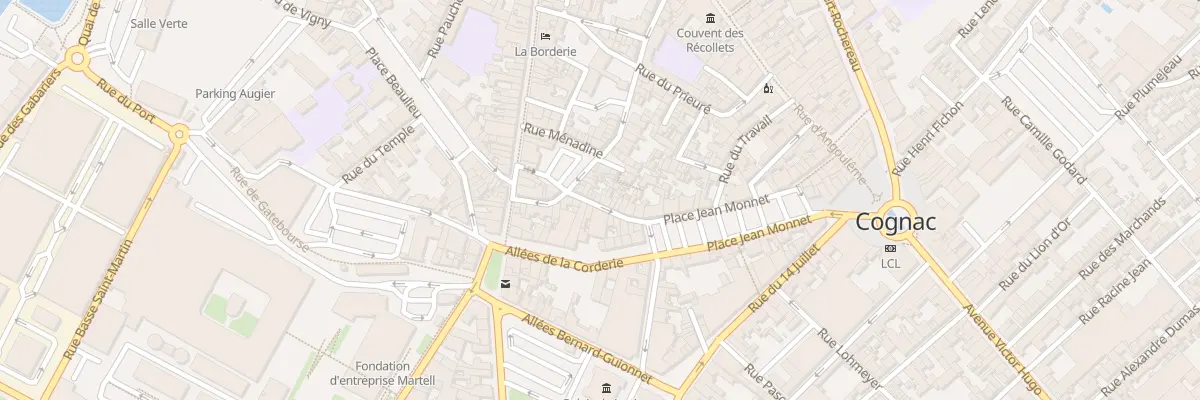 Plan du 14 Rue des Jardins à Cognac