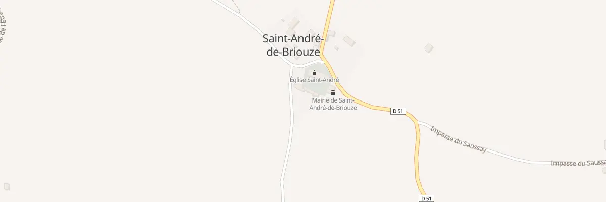 Plan du 4 Saint Andre à Saint-André-de-Briouze