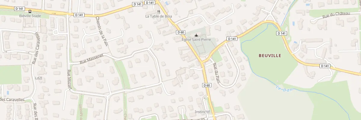 Plan du 7 Haute Rue à Biéville-Beuville