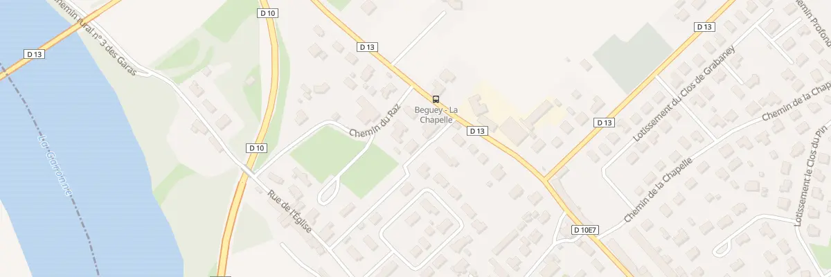 Plan du 3 Che du Raz à Béguey