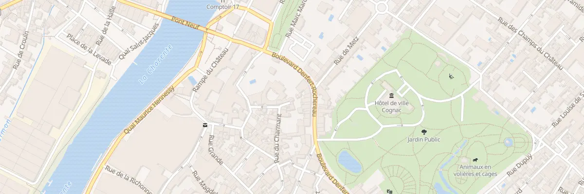 Plan du 34 Rue du Charmant à Cognac