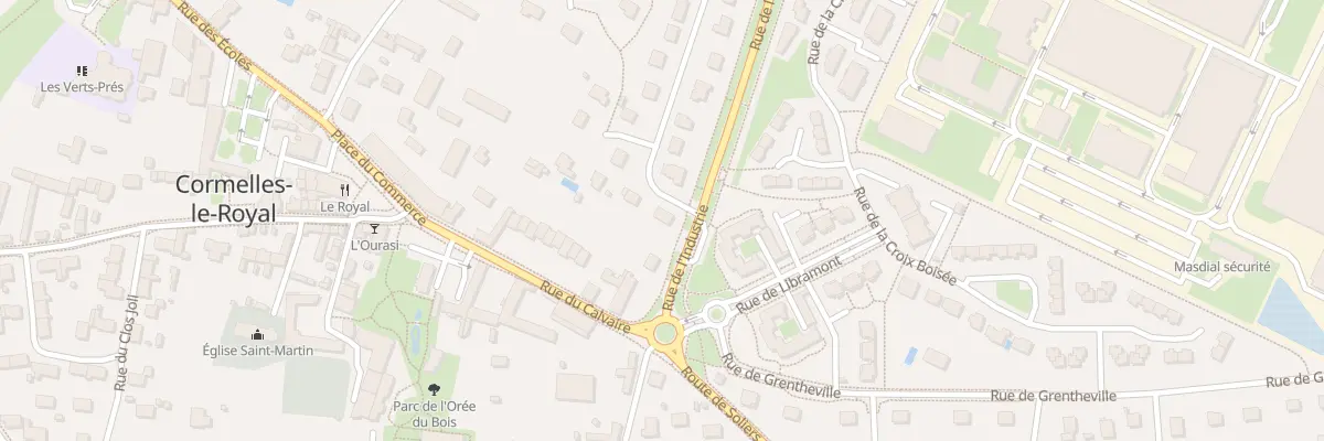 Plan du 46 Rue de la Fresnaye à Cormelles-le-Royal
