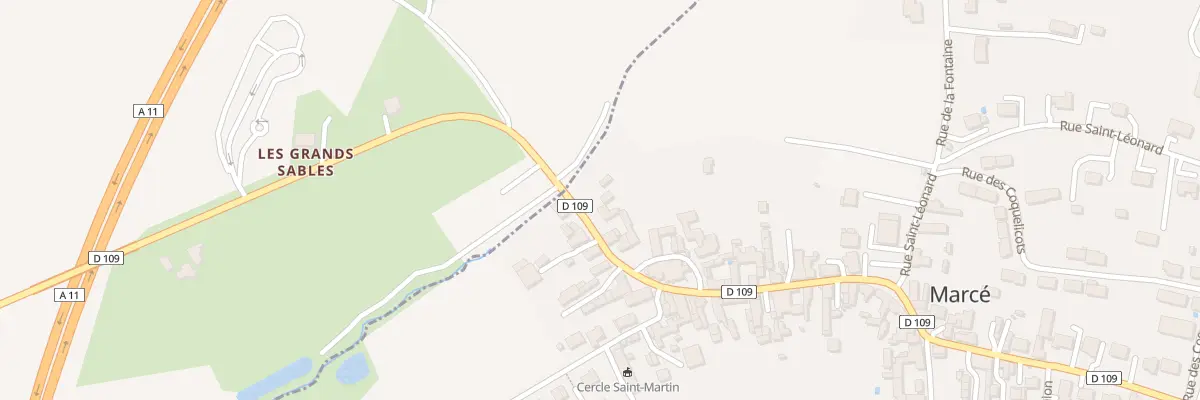 Plan du 1 Rue Principale à Marcé