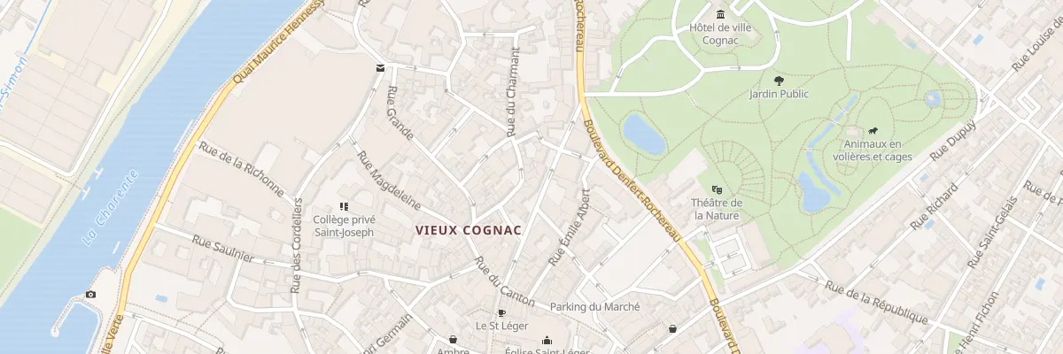 Plan du 22 Rue du Plessis à Cognac