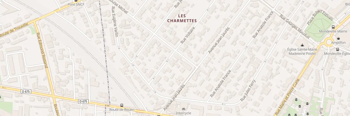 Plan du 63 Rue Voltaire à Mondeville