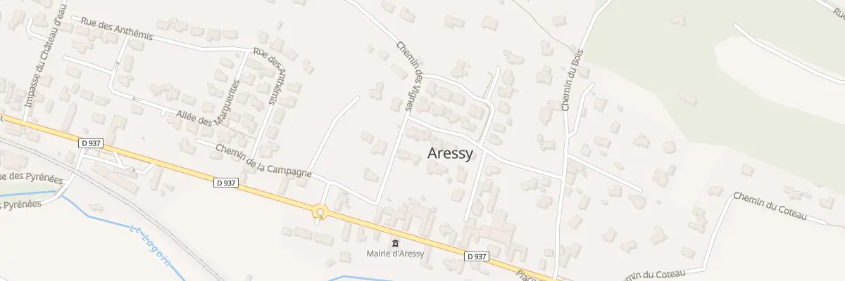 Plan du 31 Che pe de Costes à Aressy
