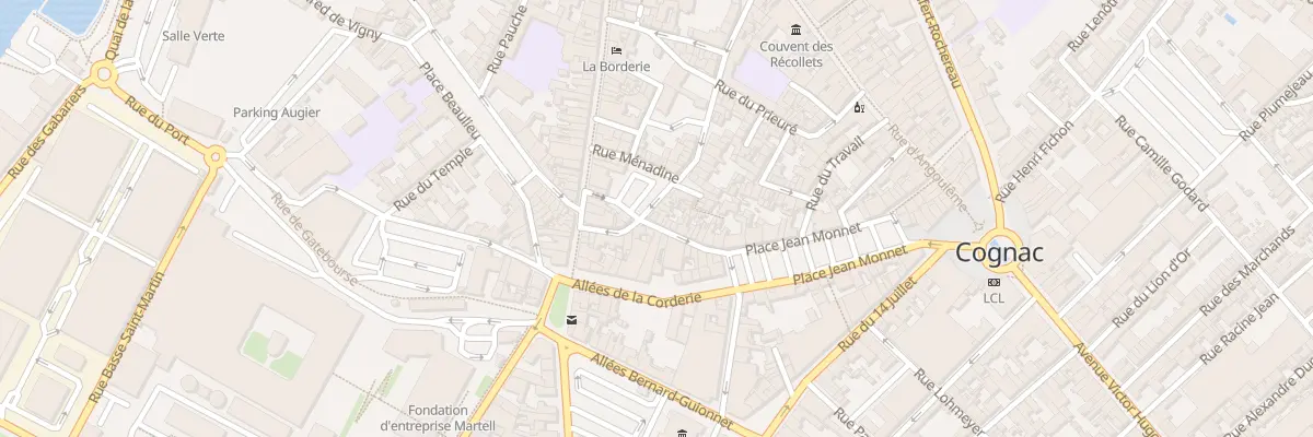 Plan du 22 Rue des Jardins à Cognac