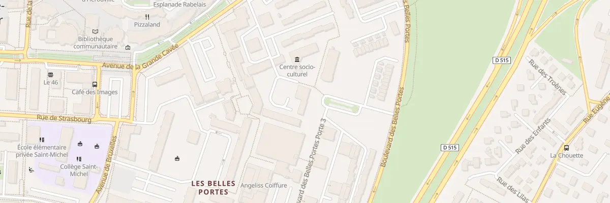 Plan du 1118 Bd des Belles Portes à Hérouville-Saint-Clair