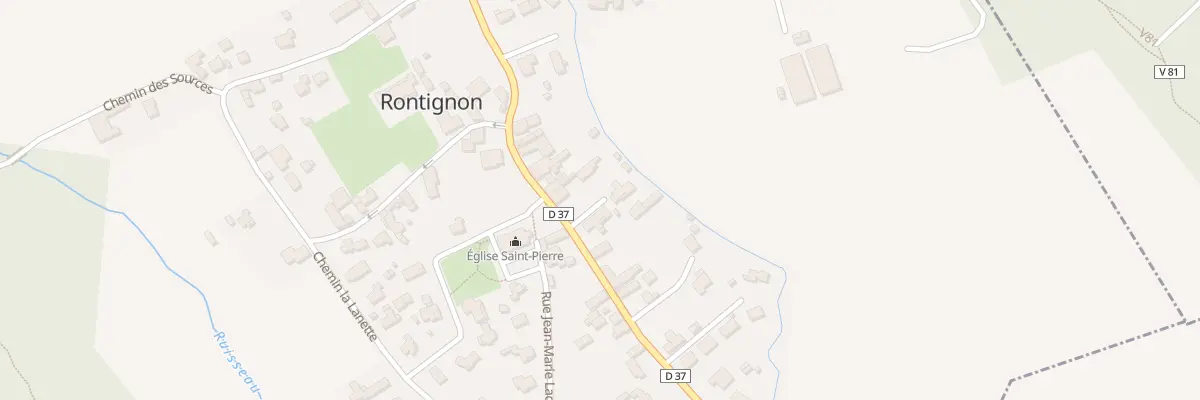 Plan du 22 Rue des Pyrénées à Rontignon