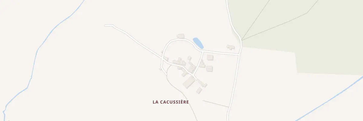 Plan du 5061 La Cacussiere à La Chapelle-Bâton