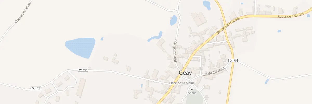 Plan du 5 Rue du Gardou à Geay