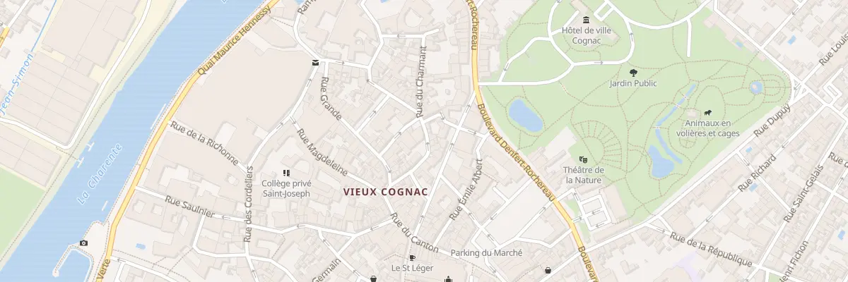 Plan du 23 Rue du Plessis à Cognac