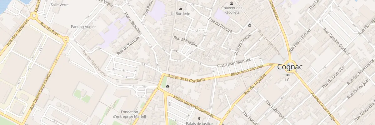 Plan du 21 Rue des Jardins à Cognac