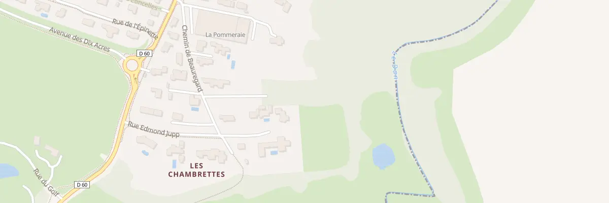 Plan du 8C Che de Beauregard à Biéville-Beuville