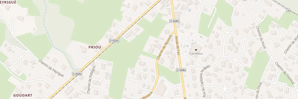 Plan du 90 Che de Bostens à Sarbazan