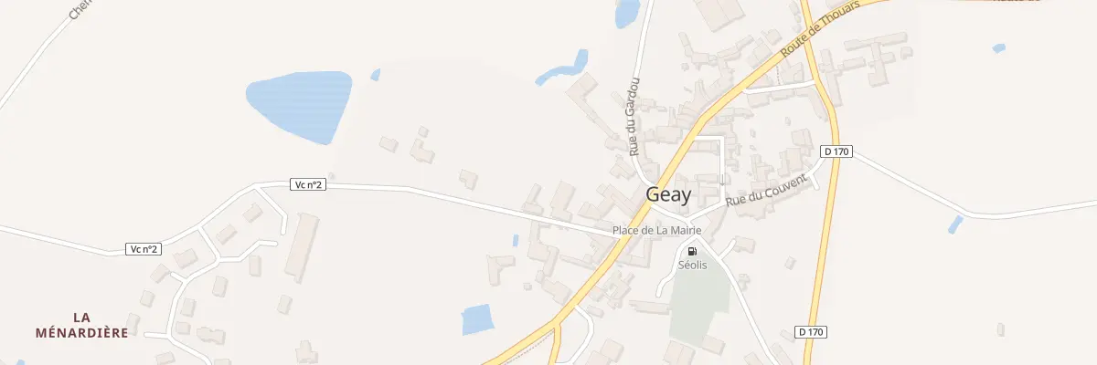 Plan du 10 Rte de Bressuire à Geay