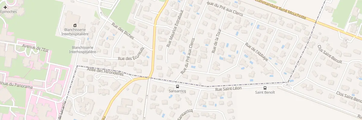 Plan du 5 Rue du Pré aux Clercs à Pau