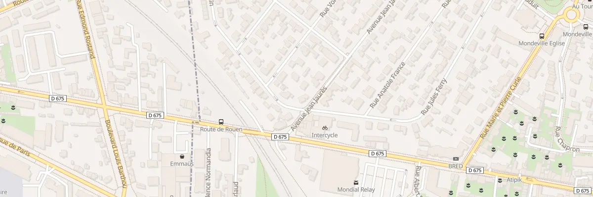 Plan du 25 Rue Eugène Varlin à Mondeville