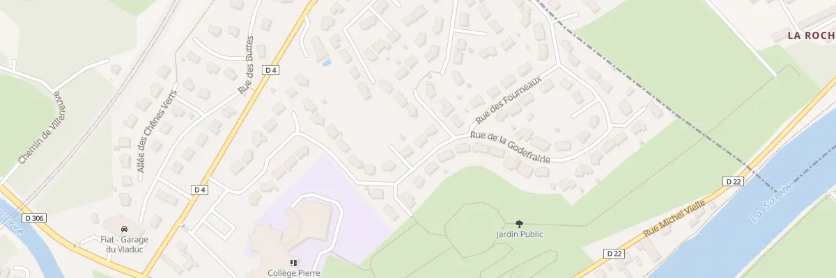 Plan du 31 Rue de la Godefrairie à Sablé-sur-Sarthe