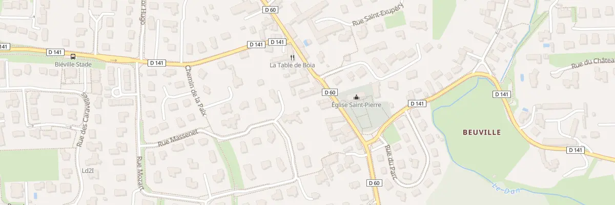 Plan du 11 Haute Rue à Biéville-Beuville
